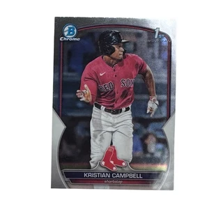 Bowman Draft 2023 cromo primer refractor Kristian Campbell BDC-125 Boston Red Sox - Imagen 1 de 6