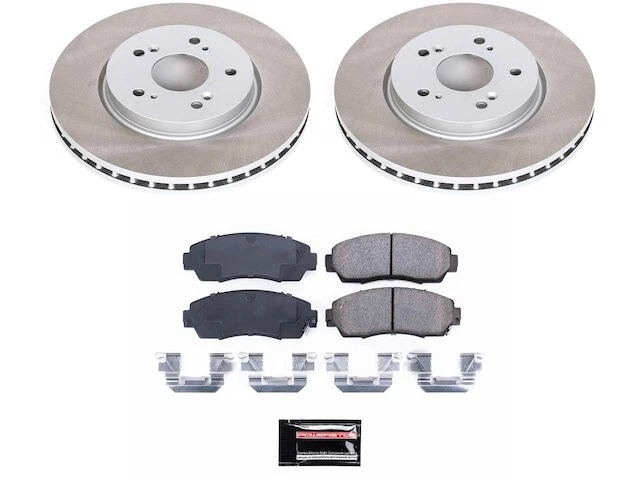 Kit de pastillas de freno delanteras y rotor para Honda Crosstour 2012 tracción delantera 3,5 L V6 ZF214VQ Foto 1 de 1