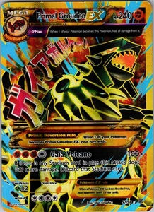 Primal Groudon EX (Shiny Full Art) Ultra Rare XY - Ancient Origins 97/98 MP - Picture 1 of 2