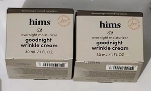 Neu 2er Set Hims Goodnight Faltencreme Nacht Feuchtigkeitscreme 1oz/30ml pro - Bild 1 von 2