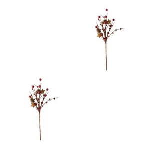 Pip Berry Picks Christmas Tree Berries Simulation Berry Branch Red Berry Stems - Picture 1 of 12
