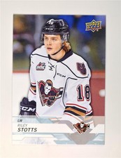 2018-19 18-19 UD Upper Deck CHL Base #47 Riley Stotts