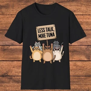 Chubby Cats Protest T-Shirt, Funny Cat Lover Shirt, Cute Funny Cat Gift - Picture 1 of 2