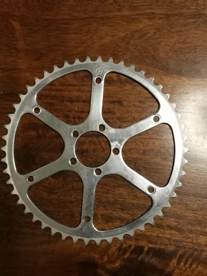 Plato vintage TA 50T también se adapta a bielas Stronglight 49D Foto 1 de 3