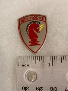 Authentic US Air Force USAF Beer Can RED HORSE DI DUI Crest Insignia 2C - Picture 1 of 2