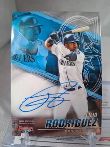 Bowman's Best 2021 Julio Rodriguez Rookie Auto Seattle Mariners - Photo 1 sur 10