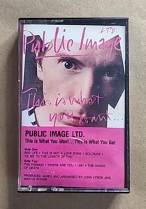 Public Image Ltd - This Is What You Want...This Is What You Get (Cassette, 1984) - Picture 1 of 5