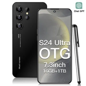Hot S24 Ultra 5G Smartphone 7.3" Dual SIM Unlocked Android Mobile Phone 16GB+1TB - Afbeelding 1 van 27
