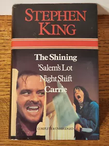 Stephen King The Shining, Salem's Lot, Night Shift, Carrie HCDJ Book 4 in 1 - Picture 1 of 7