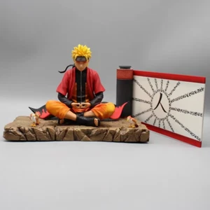 Figurine Manga NARUTO UZUMAKI avec socle 3D prière méditation 16 cm déco Cadeau - Imagen 1 de 8