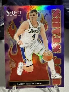 2024-25 Panini Select Red Prizm Hot Stars Dalton Knecht #11 Los Angeles Lakers - Picture 1 of 3