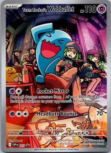 Team Rocket's Wobbuffet 203 Sv: Scarlet & Violet Promo Cards Holo - Picture 1 of 2