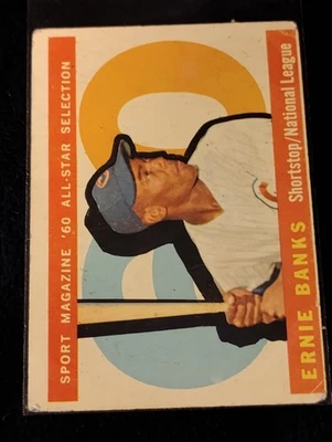 1960 Topps Baseball High# - Ernie Banks #560 Foto 1 de 2