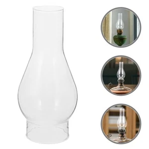 Kerosene Lampshade Oil Shades Glass Replacement Hurricane Globe Parts - Picture 1 of 12