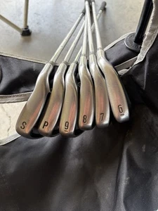 (2021) Callaway Edge Iron Set 6-9, PW, SW Right Handed Stiff Flex Shafts - Picture 1 of 8