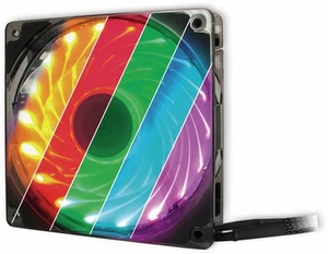 INTER-TECH PC-Lüfter ARGUS L-12025 Aura, 120mm LED, RGB - Bild 1 von 3