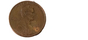 ERROR 1985 D Cent repunched / clogged D No Reserve! - Bild 1 von 8