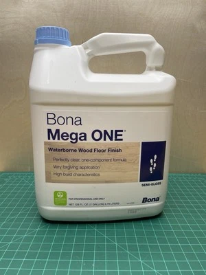 Bona Mega One Semi-Gloss Waterborne Wood Floor Finish | 1 Gal - Image 1 of 4