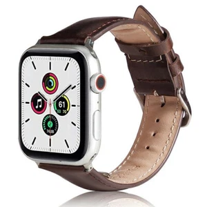 Pasek Beline Apple Watch Ultra, Ultra 2 Prawdziwa skóra Kolekcja Bransoletka Brązowy - Zdjęcie 1 z 2