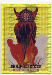 2024 Marvel Masterpieces '92 1992 Platinum Seismic Gold 54 Mephisto 51/92 - Bild 1 von 2