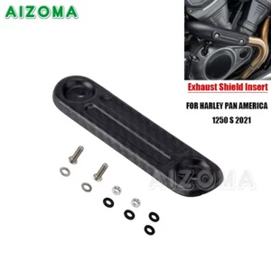 Motorcycle Carbon Exhaust Shield Insert For Harley PAN AMERICA 1250 S PA1250 S - Picture 1 of 10