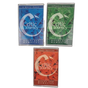 Celtic Journey Moods And Memories Vintage Cassette Tapes Set x3, Celtic Music - Picture 1 of 6