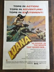 Luana Original One Sheet Poster 1973 Sci Fi Fantasy Horror Art Glenn Saxon - Picture 1 of 9