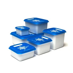 Alaska Freezer Food Container Set 200ml - 1200ml Food Kitchen Storage Boxes - Picture 1 of 11