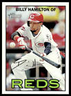 2016 Topps Heritage Billy Hamilton #120 Action Image Variation Reds