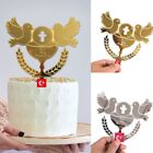 Peace Dove Cross Cake Topper Christening Party Supplies Cake Decoration