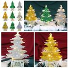 with Light Xmas Tree Greeting Cards Christmas Gifts Postcard