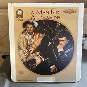 A Man For All Seasons CED RCA VideoDisc Selectavision Movie Paul Scofield - Foto 1 di 4