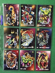 1992 Marvel Universe Impel Team-UPS Mixed Lot (9 cards) st1177 - Picture 1 of 2
