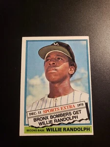 1976 Topps Traded #592T Willie Randolph NM OC - Picture 1 of 2