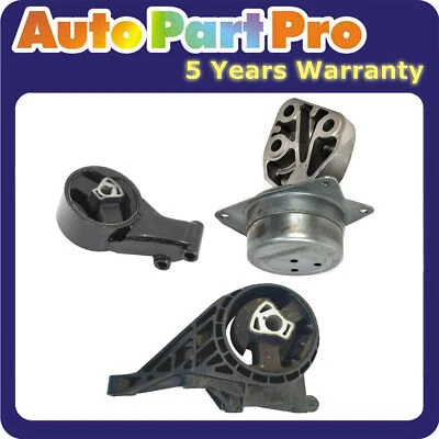 For Buick Lacrosse 2.4L L4 2012-2014 MotorKing Auto Transmission Mount Set 3PCS - Image 1 of 4