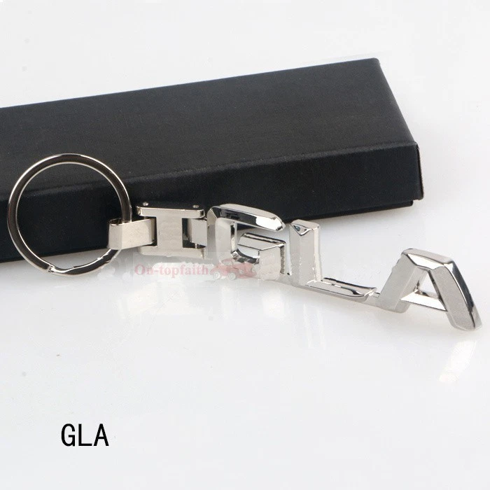 Fit Mercedes Benz GLA200 GLA250 GLA Series Metal Car Keychain Keyring Key Chain - Image 1 of 1