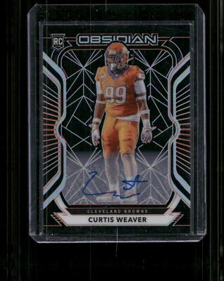 2020 Panini Obsidian #149 Curtis Weaver Electric Etch Orange #/75 Autograph - Image 1 of 2