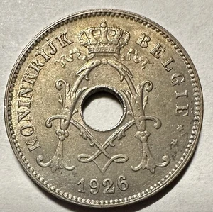 1926 Belgium 10 Centimes, Dutch Text UNC/BU High Grade! Beautiful! - Picture 1 of 2