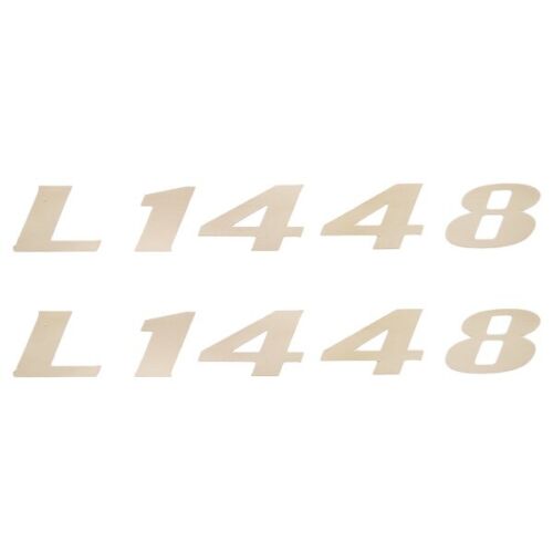 Lowe Boat Brand Decals 1823528 | L1448 Ivory 8 1/2 x 1 1/16  (PAIR)