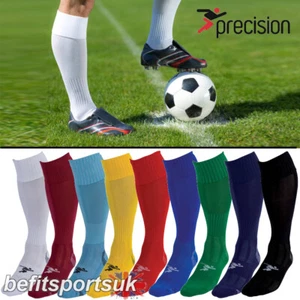 PLAIN FOOTBALL SOCKS MENS WOMENS COTTON CUSHIONED SOCCER HOCKEY SCHOOL PE SOCK - Picture 1 of 20