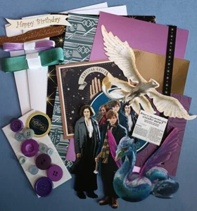 A5 Fantastic Beasts Card Making Kit Papercraft. - Picture 1 of 2