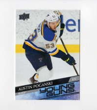 2020-21 Upper Deck Series 2 Austin Poganski #460 Young Guns St. Louis Blues
