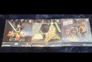 Vintage Star Wars ,ESB & ROTJ  Laserdisc Trilogy - Picture 1 of 5