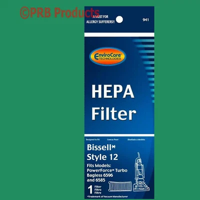 1 aspirador de pó Bissell Style 12 # 203-1402 filtro HEPA sem saco 203-8037 turbo - Imagem 1 de 2