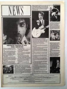 PRINCE 'Grafitti Bridge' 1990 UK ARTICLE / clipping - Imagen 1 de 1