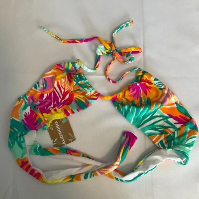 Top de bikini Calzedonia Beachwear para mujer talla M 36 corbata multicolor Foto 1 de 4