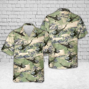 US Coast Guard Helicopter Short Sleeve Hawaiian Shirt - Picture 1 of 2