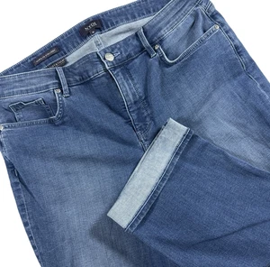 NYDJ Marilyn Straight Crop Cuffed Jean Women 16 Lift Tuck Cool Embrace Deleon 1 - Picture 1 of 9