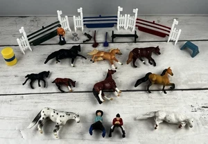 LOT Vintage Breyer International Horse Jump Lot Springset Pferde Zaun Reiter - Bild 1 von 8