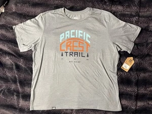 NWT REI Coop T-Shirt Mens XXL 2XL Gray USA Hiking PCT Pacific Crest Trail Gorp - Picture 1 of 5